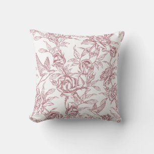 Red French Toile Cushion