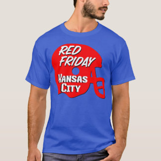 Red Friday Kansas City Lover Chiefs Fan Red Helme T-Shirt