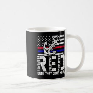 Red Friday Military Memorial Day Veterans Family 4 Coffee Mug