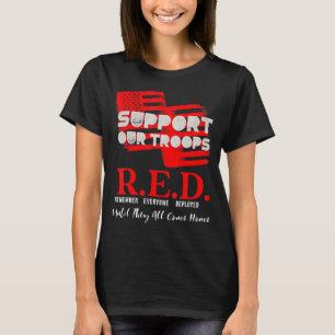 Red Friday Military On Friday We Wear Red Support T-Shirt