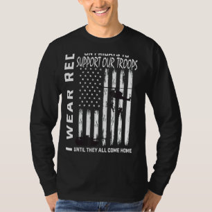 Red Friday Military Remember Everyone Deployed Ame T-Shirt