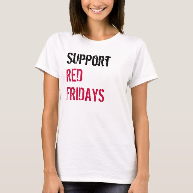 Red Friday T-Shirt (Front)