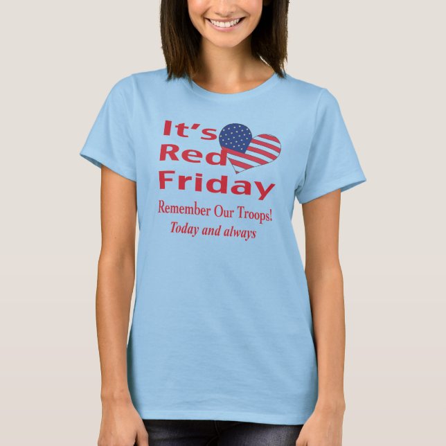 Red Friday T-Shirt (Front)