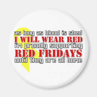 Red Fridays Magnet