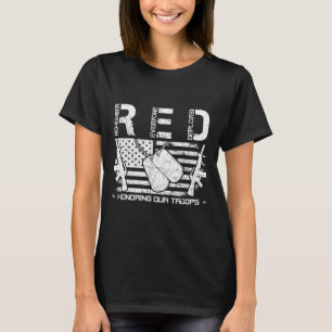Red fridays remember everyone deployed honoring ou T-Shirt