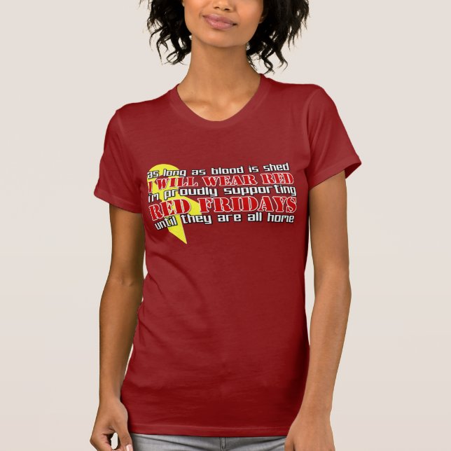 Red Fridays T-Shirt (Front)
