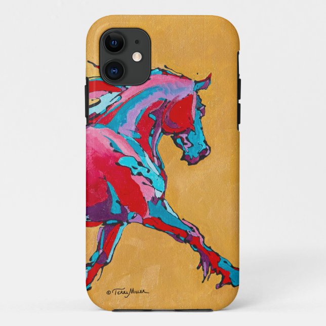Red Friesian iPhone 5 Barely There case (Back)