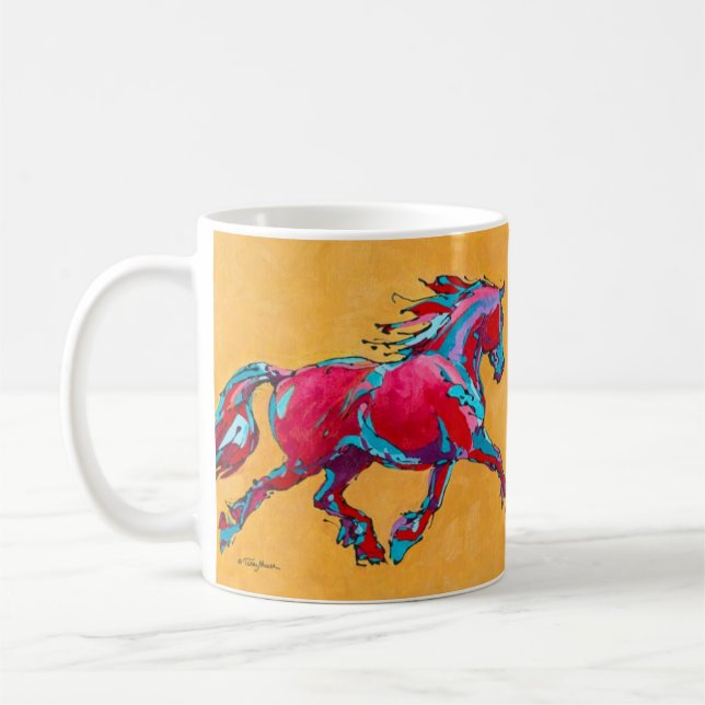 Red Friesian Mug (Left)