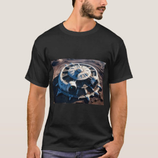 Red Frontier Base – Humanity’s Stronghold on Mars T-Shirt