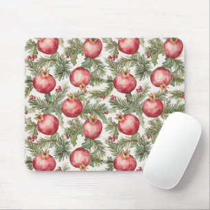 Red Fruit Pomegranate Mouse Mat