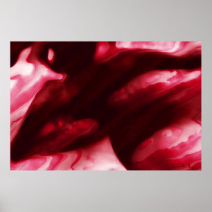 Red fruits of passion poster