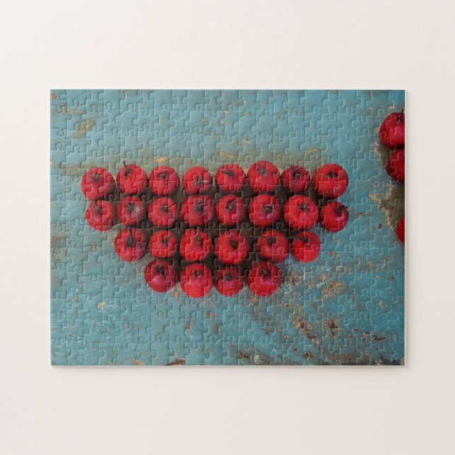 Red Fruits Still Life Art Jigsaw Puzzle (Horizontal)