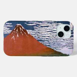 Red Fuji, Aka Fujiyama Volcano Katsushika Hokusai iPhone 15 Case