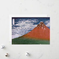 Red Fuji, Aka Fujiyama Volcano Katsushika Hokusai