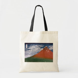 Red Fuji, Aka Fujiyama Volcano Katsushika Hokusai Tote Bag