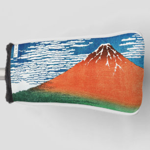 Red Fuji drawing Kanagawa Hokusai Golf Head Cover