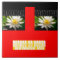 Red Fun Trivet-Waterlily