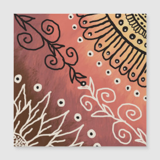 Red Funny Art Pattern