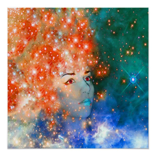 Red Galaxy Poster (Front)