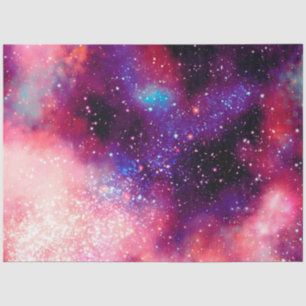Red Galaxy Series Design 4 Tissue Paper