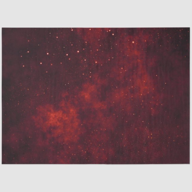 Red Galaxy Series Design 9 Tissue Paper (Front)