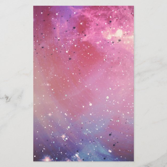 Red Galaxy Stationery (Front)
