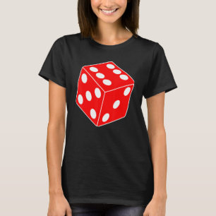 Red Gaming Dice Halloween Costume Cool  Roll In St T-Shirt
