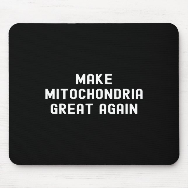 Red Garbage For Trump Make Mitochondria Great Agai Mouse Mat (Front)