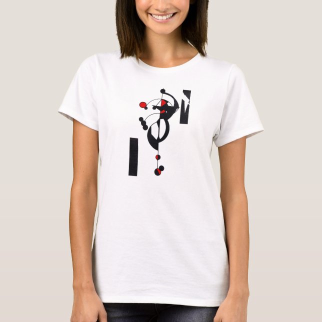 Red Geo Design Women's T-Shirt (Front)