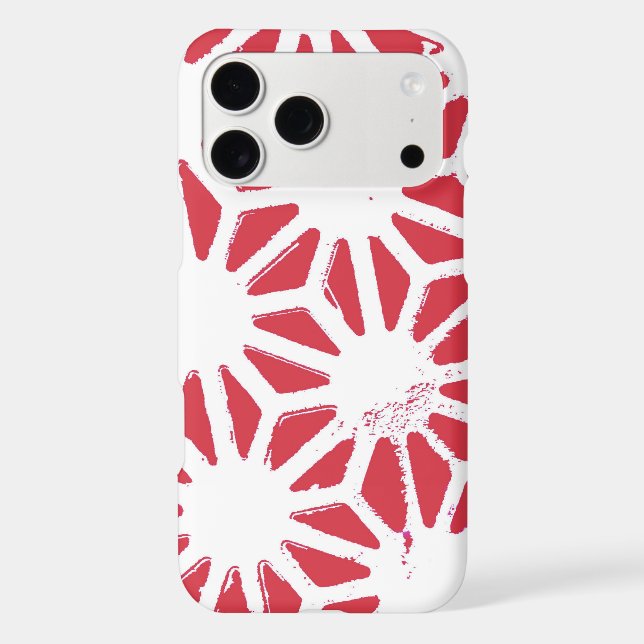 Red geometric pattern (Back)