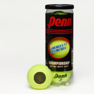 Red Ghost Dance Buffalo black Penn tennis balls