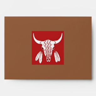Red Ghost Dance Buffalo brown std envelopes centre