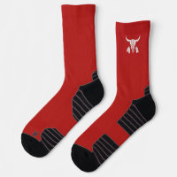Red Ghost Dance Buffalo high performance socks