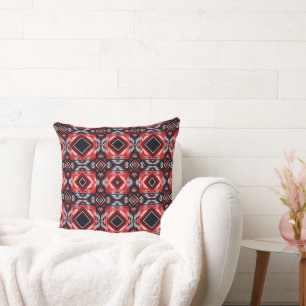 Red Ghost Desert Crossroads Cushion
