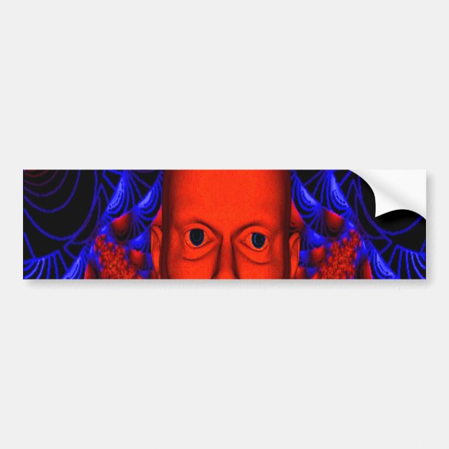 Red Ghoul Bumper Sticker (Front)