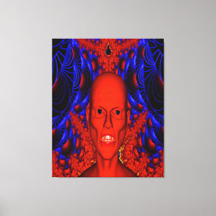 Red Ghoul Canvas Print