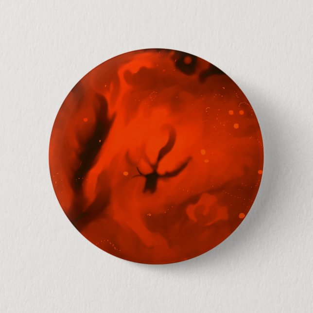 Red Giant 6 Cm Round Badge (Front)