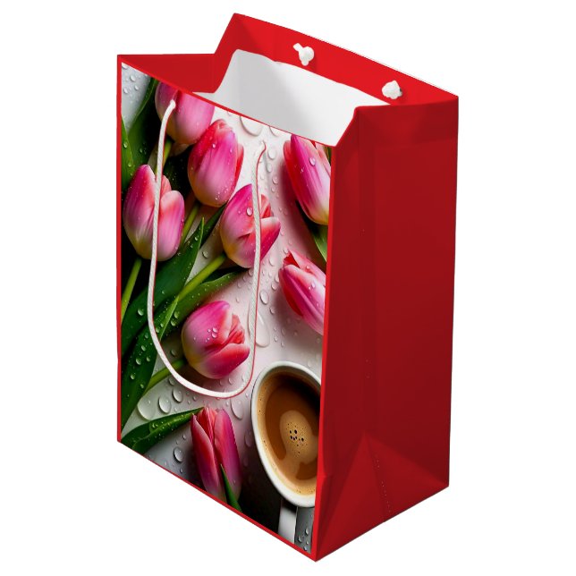 Red Gift Bag (Front Angled)