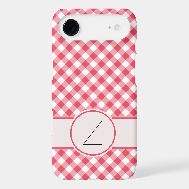 Red Gingham Case-Mate iPhone Case (Back)