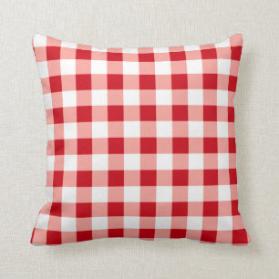 Red Gingham Cushion