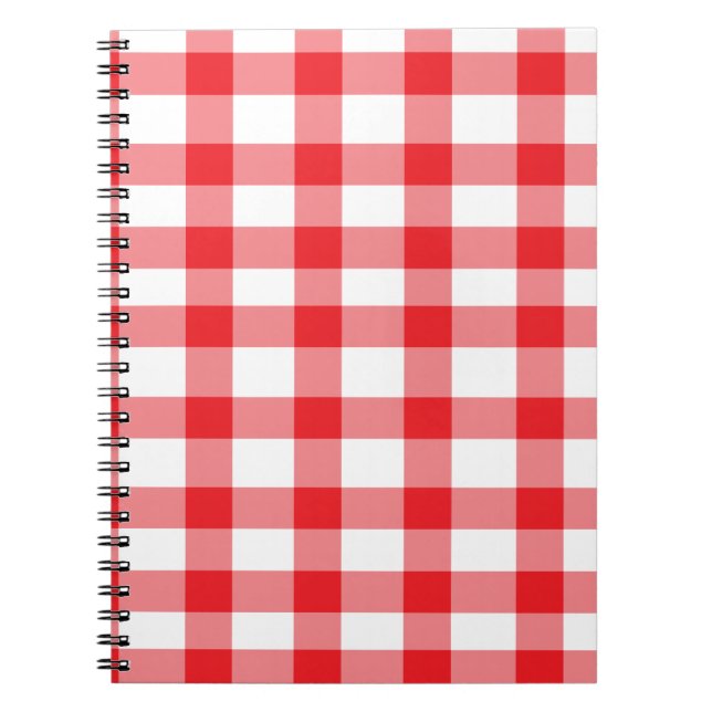 Red Gingham Notebook (Front)