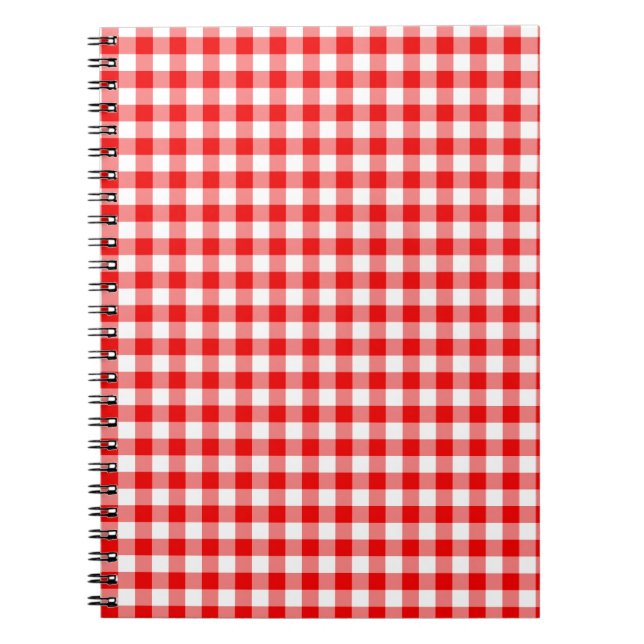 Red Gingham Notebook (Front)