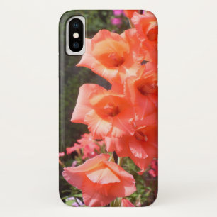 Red Gladioli Flowers iPhone X Case