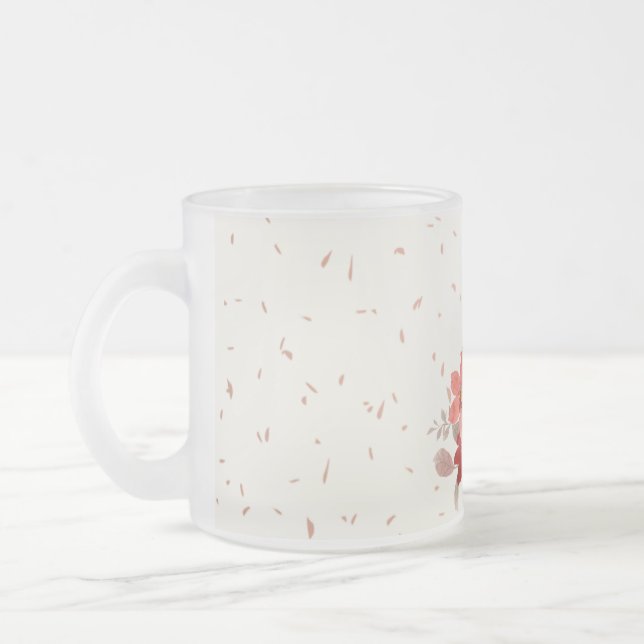 Red Glass Mug  (Left)