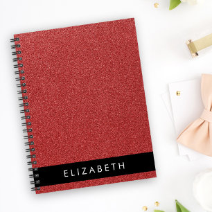 Red Glitter, Glitter Background, Your Name Planner