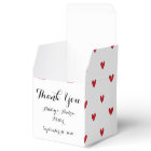 Red Glitter Hearts with Monogram