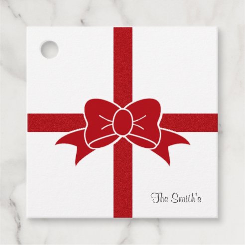 Ribbon Favour Tags | Zazzle UK
