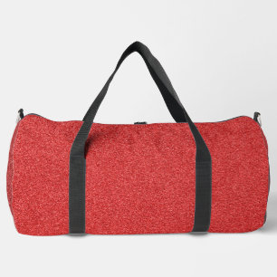 Red Glitter, Sparkle, Glitter Background Duffle Bag