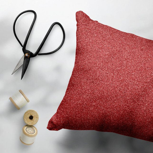 Red Glitter, Sparkle, Glitter Background Pillowcase (Creator Uploaded)