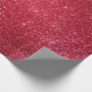 Red Glitter Wrapping Paper